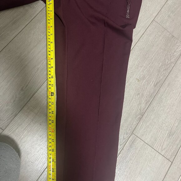 REITMANS Petites Womens SIZE XL PETITES Dark Purple Curvy Fit Dress Pants - Picture 5 of 6